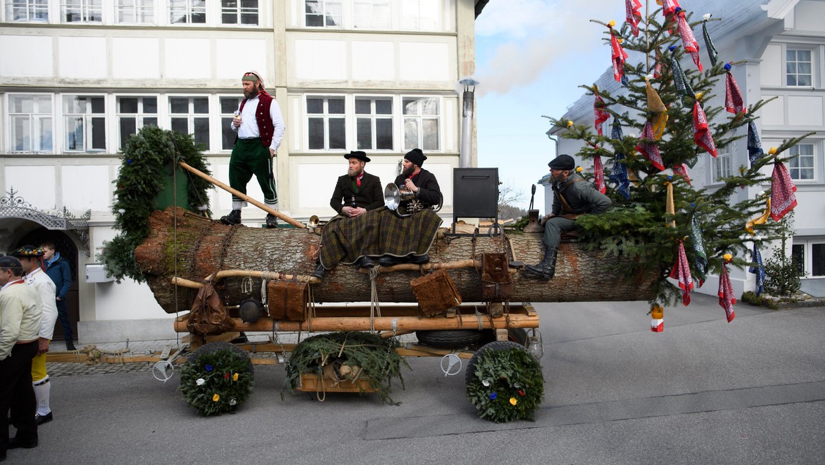 SWITZERLAND CARNIVAL (A Traditional Carnival Bloch Parade in Switzerland)