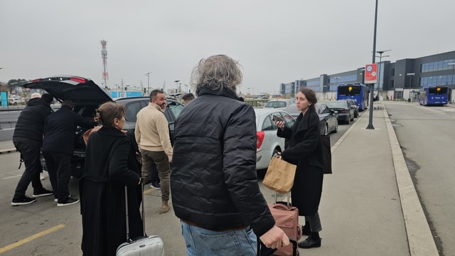 Emir Kusturica stigao na aerodrom