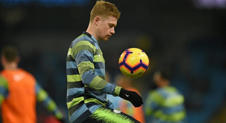 Manchester City midfielder Kevin De Bruyne has missed large chunks of the season through injury