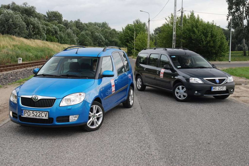 Skoda Roomster kontra Dacia Logan MCV: drożej nie zawsze znaczy więcej