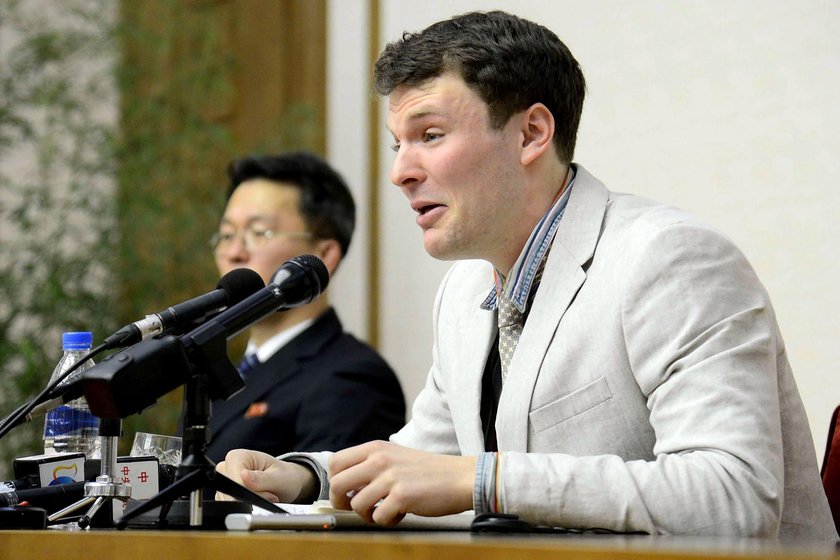 Otto Warmbier został zwolniony z więzienia w Korei Północnej. Jest w śpiączce