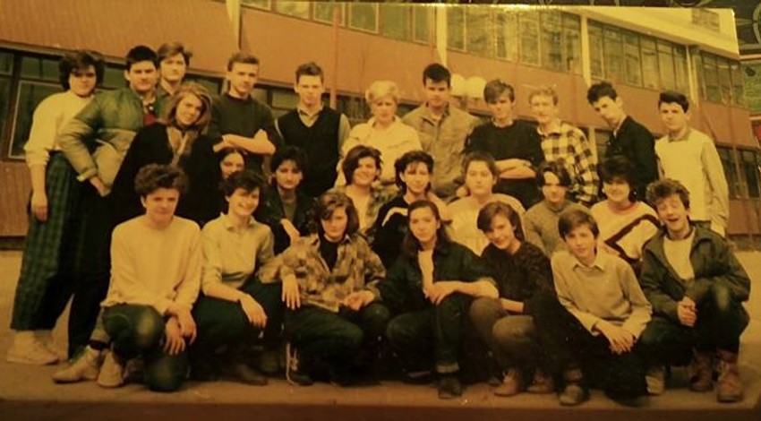 Tamara sa drugarima iz razreda