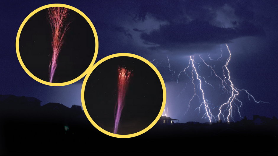 Australijski fotograf uwiecznił "naturalne fajerwerki" (screen: naturebyjj/YouTube)