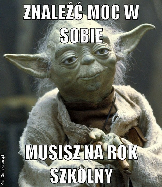 Początek roku szkolnego - memy