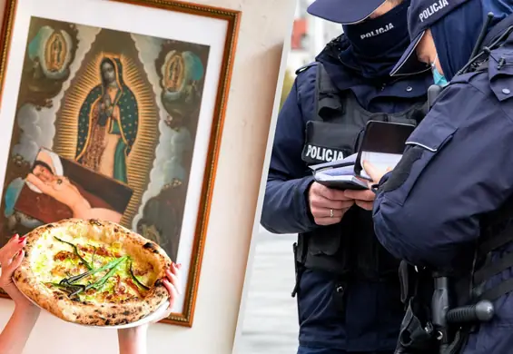 Areszt za Matkę Boską w pizzerii? Policja wkroczyła do lokalu