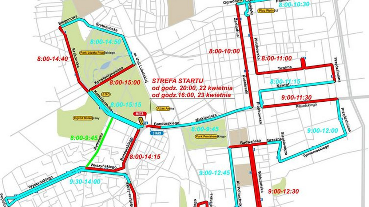 23 kwietnia odbędzie się kolejna, siódma już edycja łódzkiego maratonu. W związku z biegiem na terenie miasta wprowadzone zostaną czasowe zmiany w ruchu. Inaczej pojadą też autobusy i tramwaje.