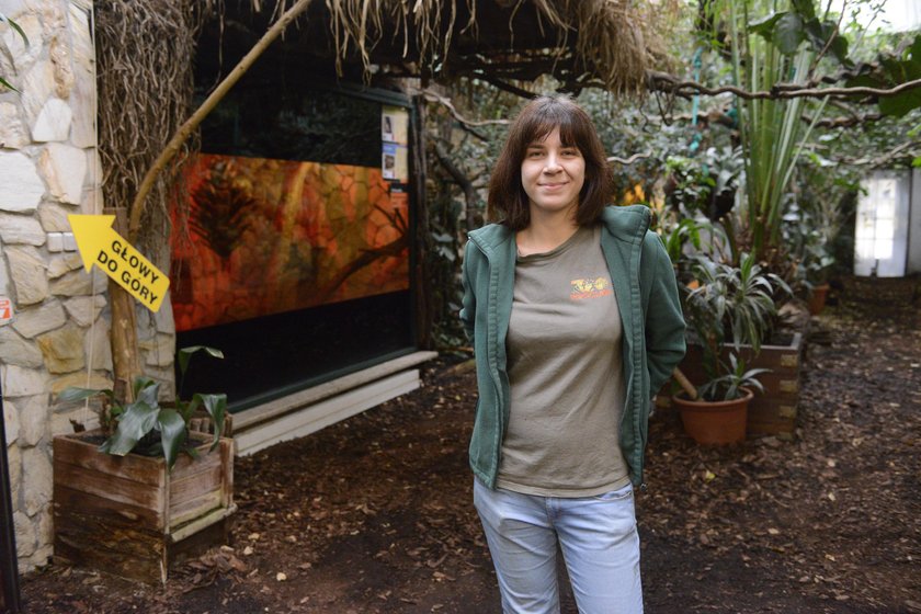 Karolina Przyjemska (27 l.) z wrocławskiego zoo