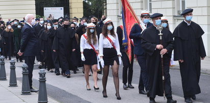 Studenci oprotestowali obecność Andrzeja Dudy na rozpoczęciu roku akademickiego