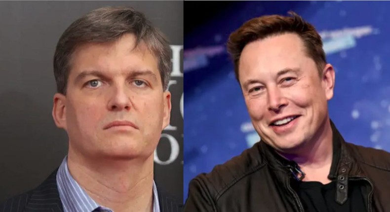 Michael Burry and Elon Musk.
