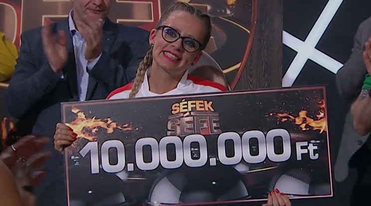 Alexandra lett az első női győztese a műsornak / Fotó: TV2