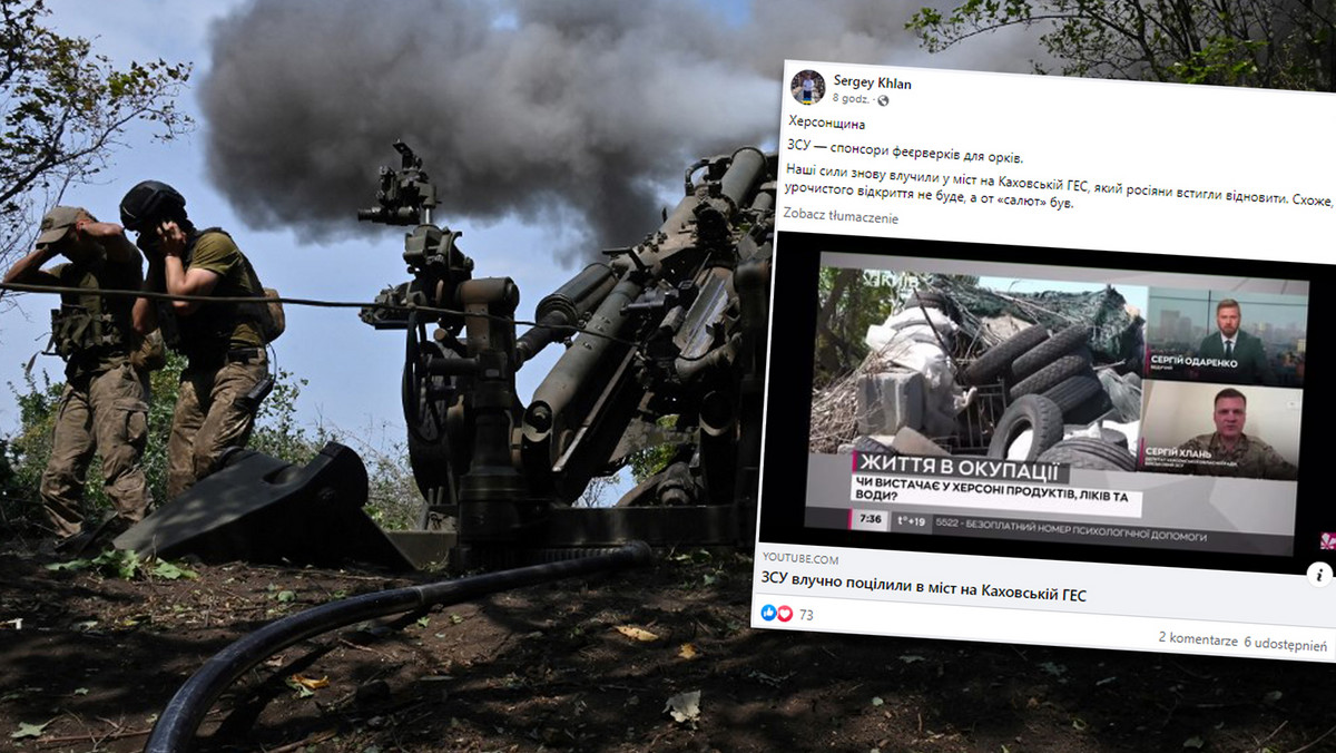 Siły zbrojne Ukrainy ponownie uderzyły w most przez Dniepr w obwodzie chersońskim, dopiero co odbudowany przez okupacyjne wojska rosyjskie po poprzednim ataku – podała w piątek agencja Ukrinform, cytując wiceszefa rady obwodowej Serhija Chłania