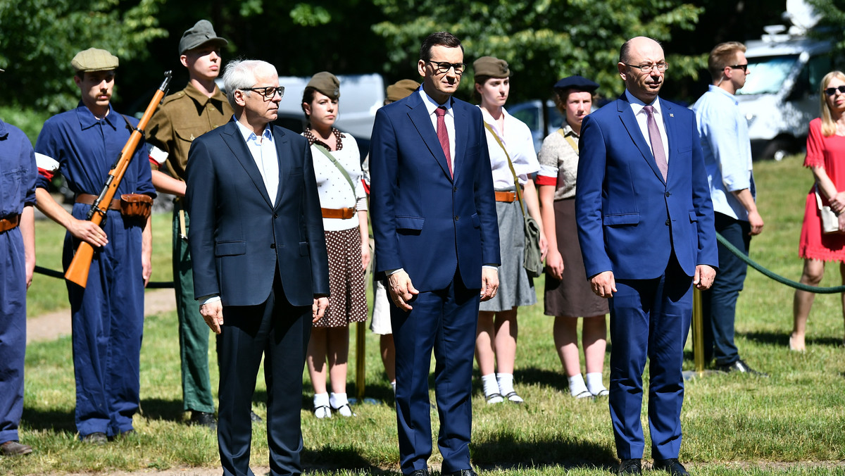 Premier Mateusz Morawiecki złożył kwiaty z okazji obchodów 40. rocznicy powstania Solidarności Walczącej