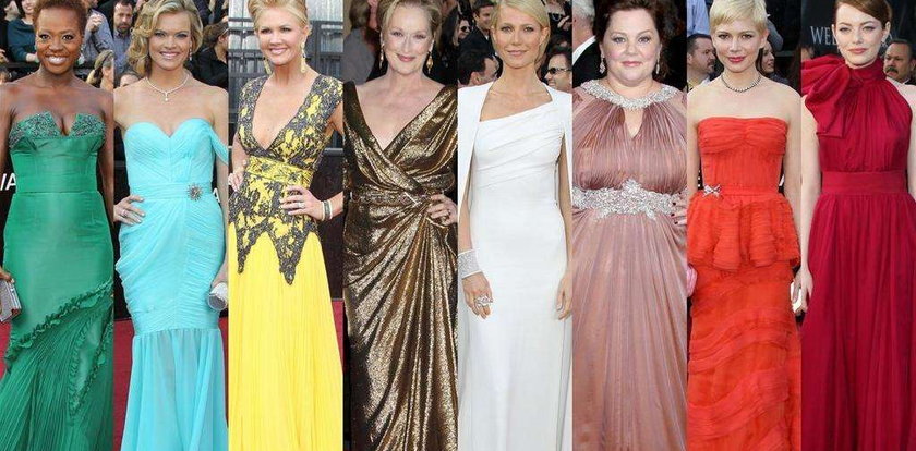 Oscary 2012: kreacje gwiazd