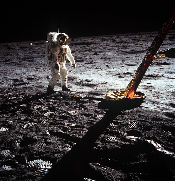 Buzz Aldrin na Księżycu, Apollo 11