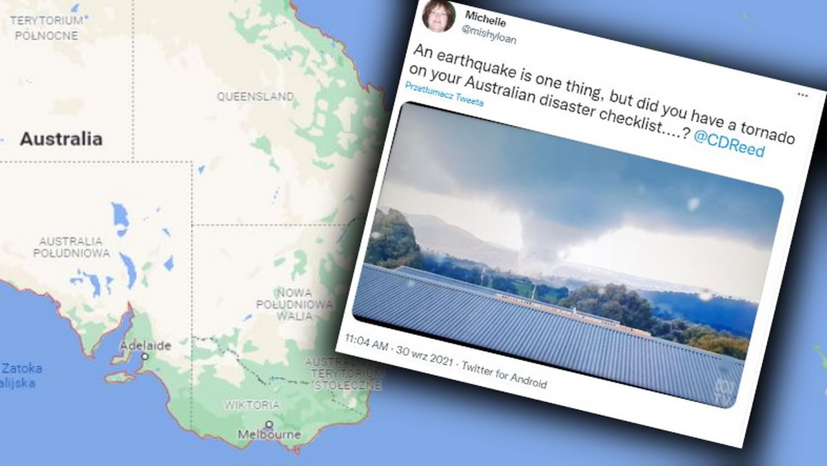 Australia: Tornado w Nowej Południowej Walii. Zdjęcia