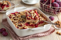 Ciasto ucierane ze śliwkami. Przepis od siostry Anastazji