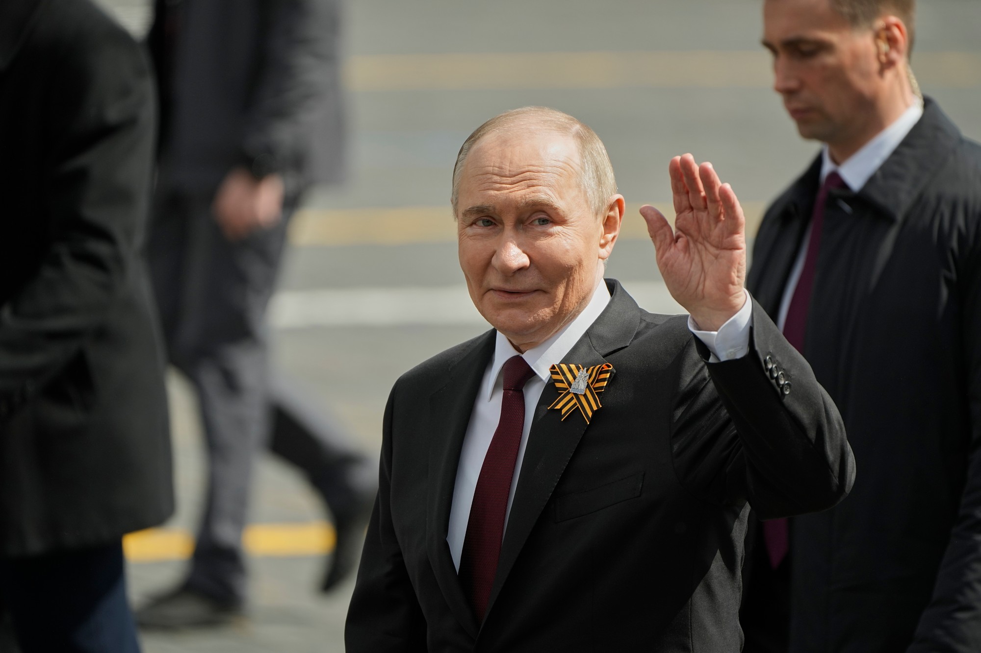 Ruský prezident Vladimir Putin počas osláv víťazstve v 2. svetovej vojny v Moskve. 