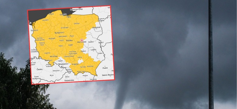 Pogodowy koszmar na majówkę. Idą burze z gradem i trąby powietrzne
