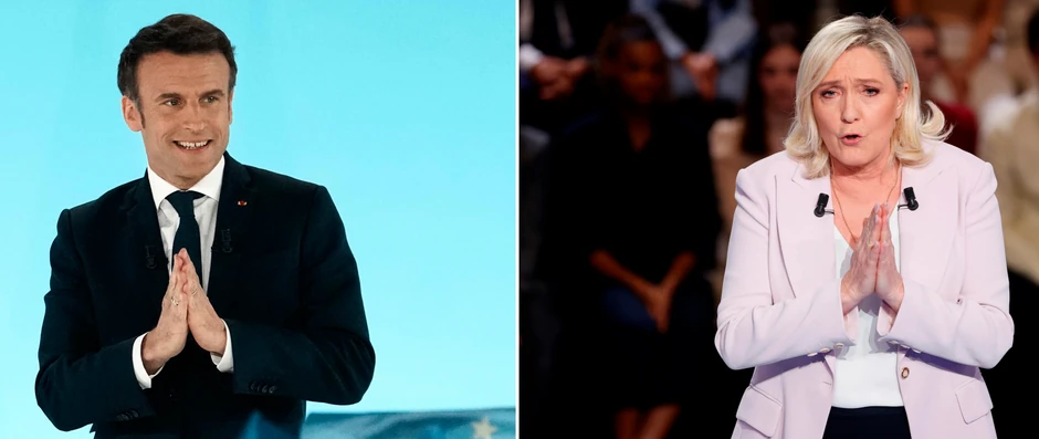 Emanuel Makron i Marin Le Pen