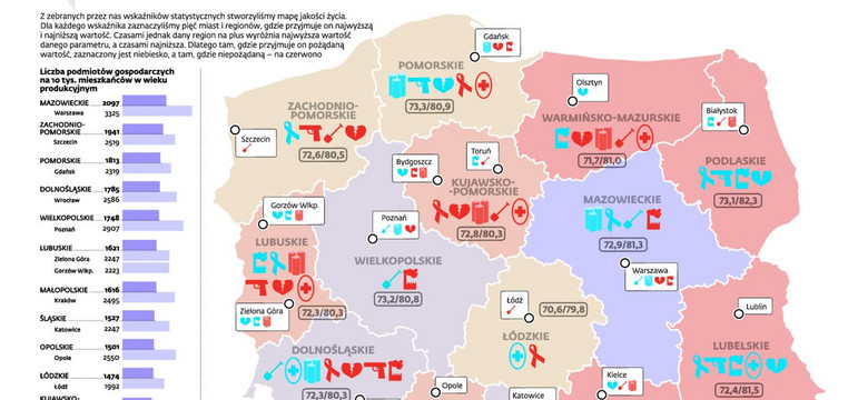 Polska mapa szczęścia