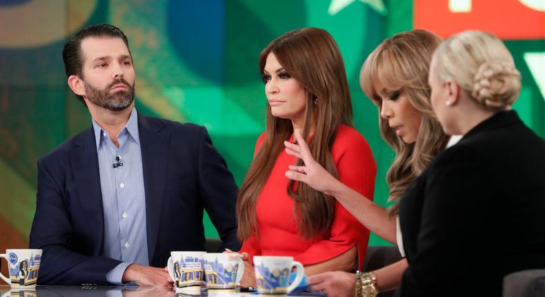 donald trump jr. kimberly guilfoyle the view