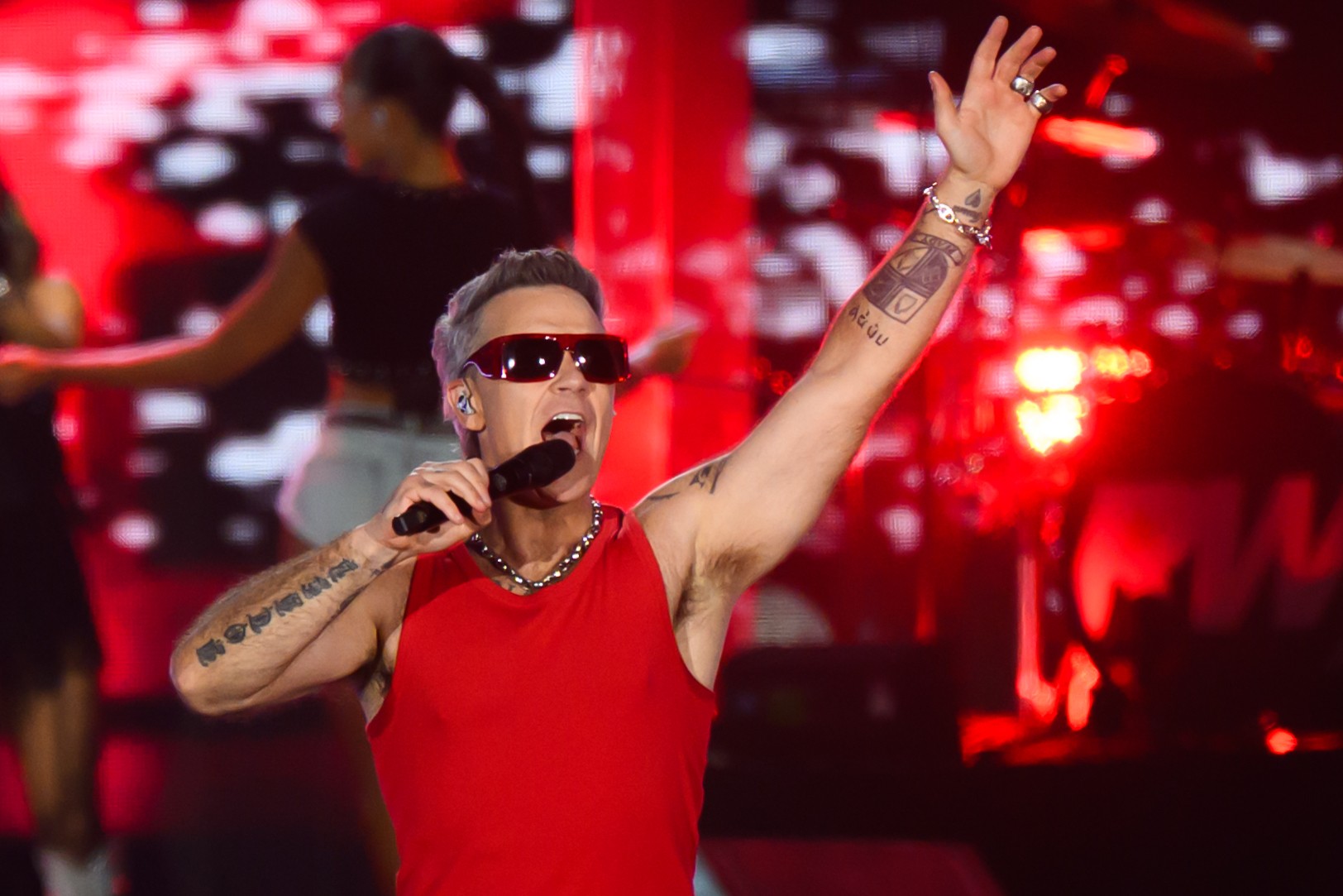 Vystúpenie Robbieho Williamsa na festivale Lovestream.
