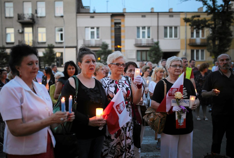 Protest w Częstochowie