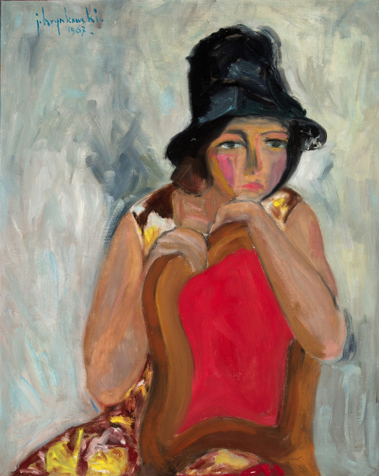 Jan Hrynkowski - "Portret żony" (1967)