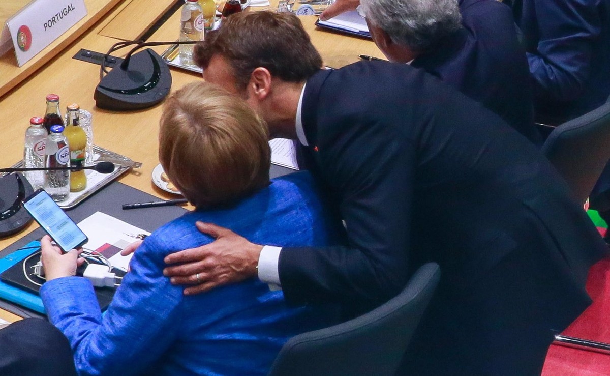 Angela Merkel i Emmanuel Macron