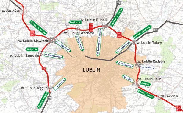 Obwodnica Lublina oddana kierowcom. To likwidacja "wykluczenia komunikacyjnego" Polski wschodniej [MAPA]