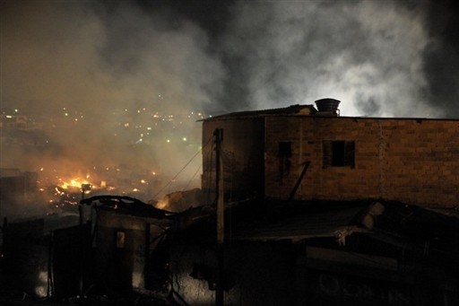 BRAZIL - SHANTYTOWN - FIRE - AFTERMATH