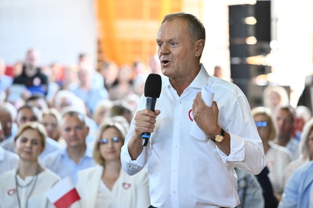 Donald Tusk w Mińsku Mazowieckim