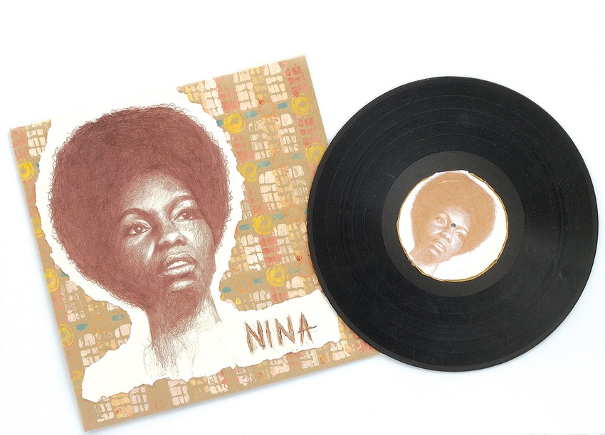 Mina Margo Spasić, Omot za ploču