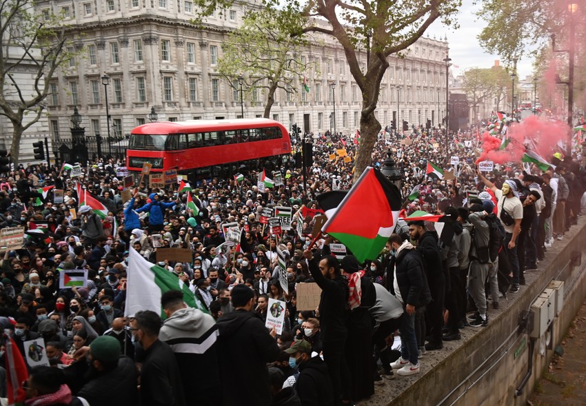 Protest u Londonu zbog konflikta na Bliskom istoku
