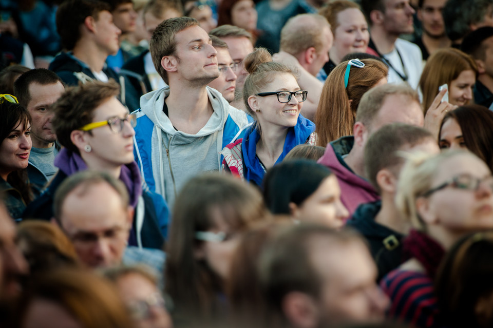 Publiczność na koncercie 30 Seconds To Mars w Rybniku