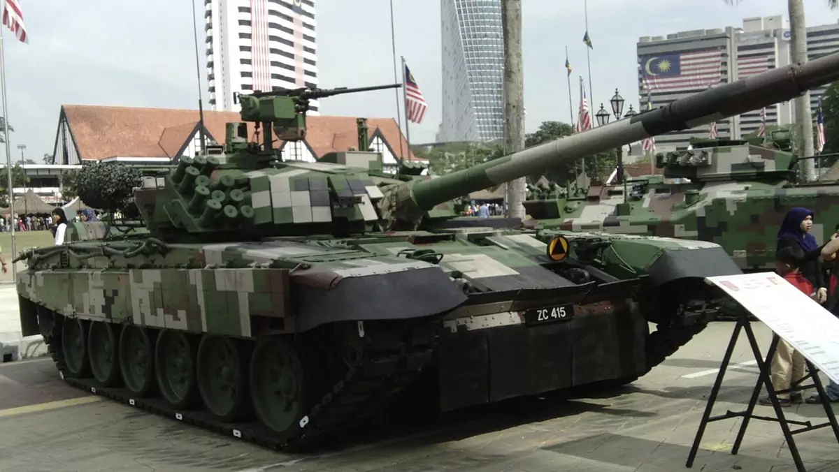 PT-91M Pendekar to zmodyfikowana, eksportowa wersja czołgu PT-91 Twardy