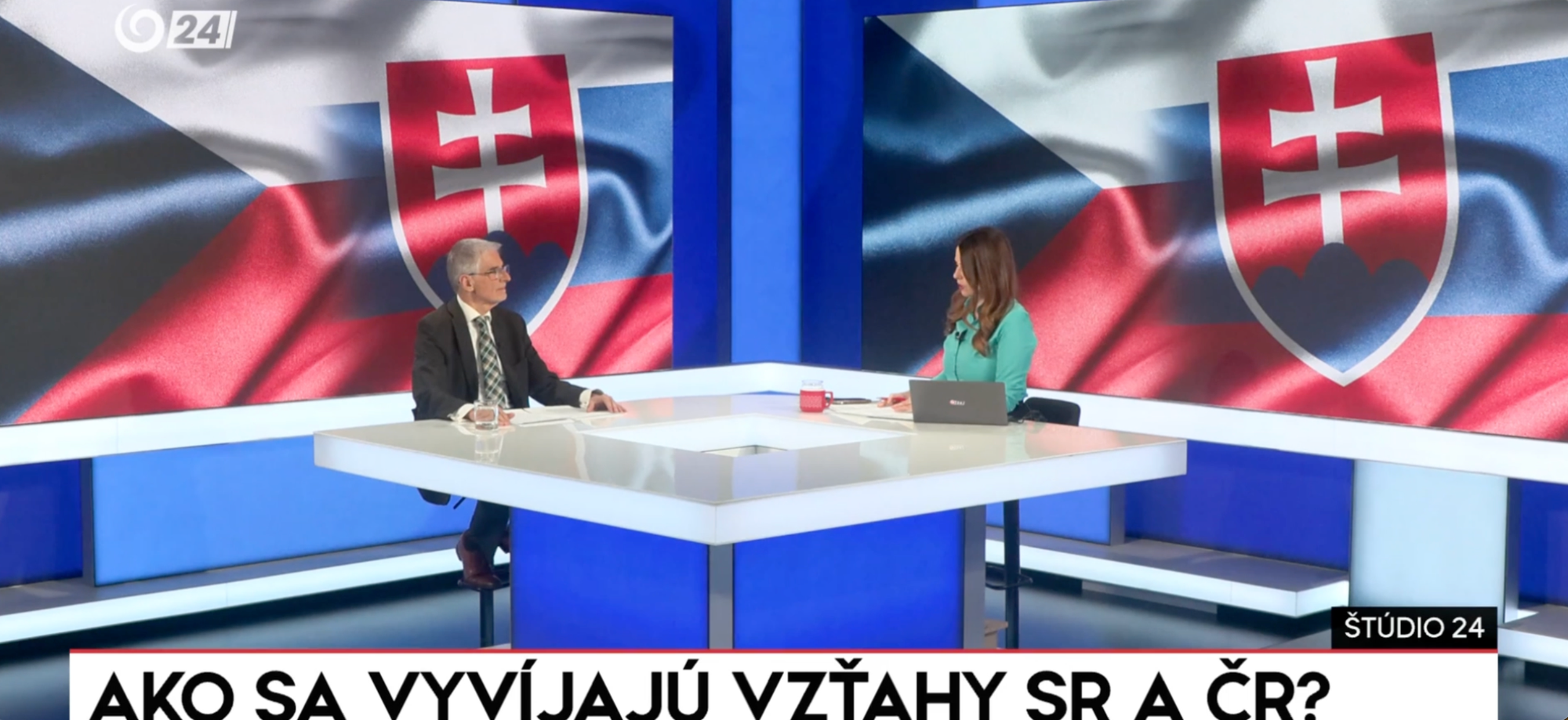 Bývalý slovenský veľvyslanec v Prahe Peter Weiss v relácii Štúdio 24.