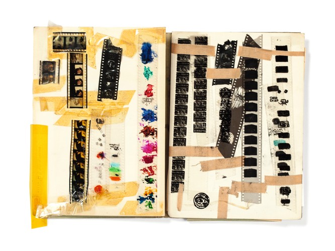 Teczka Technika, drukowanie filmów i elektrofotografia filmowa, pomysłownik, ok. 1976 / Folder Film Printing Technology and Film Electrophotography, ideabook, ca 1976 © własność Danuty, Malwiny i Sabiny Antoniszczak