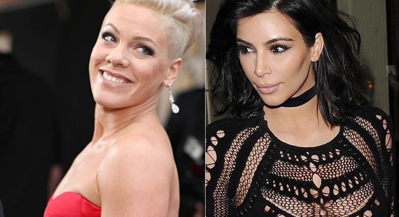 Pink vs Kim Kardashian