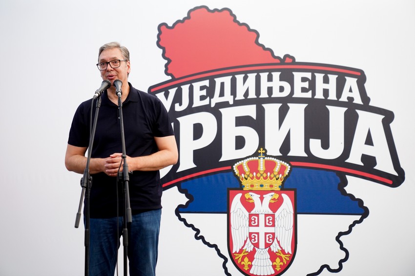 Aleksandar Vučić u Belegišu