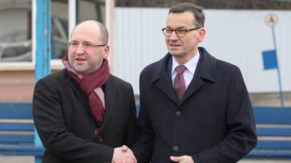 Adam Bielan oraz Mateusz Morawiecki