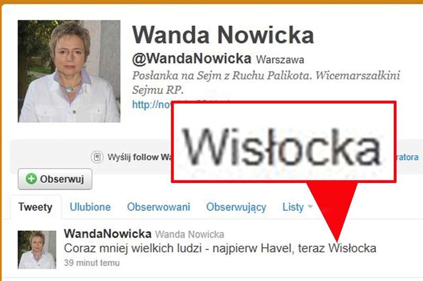 Ależ wpadka Nowickiej! Pomyliła Szymborską z...