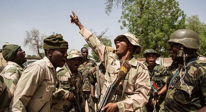 Troops waging war against Boko Haram 