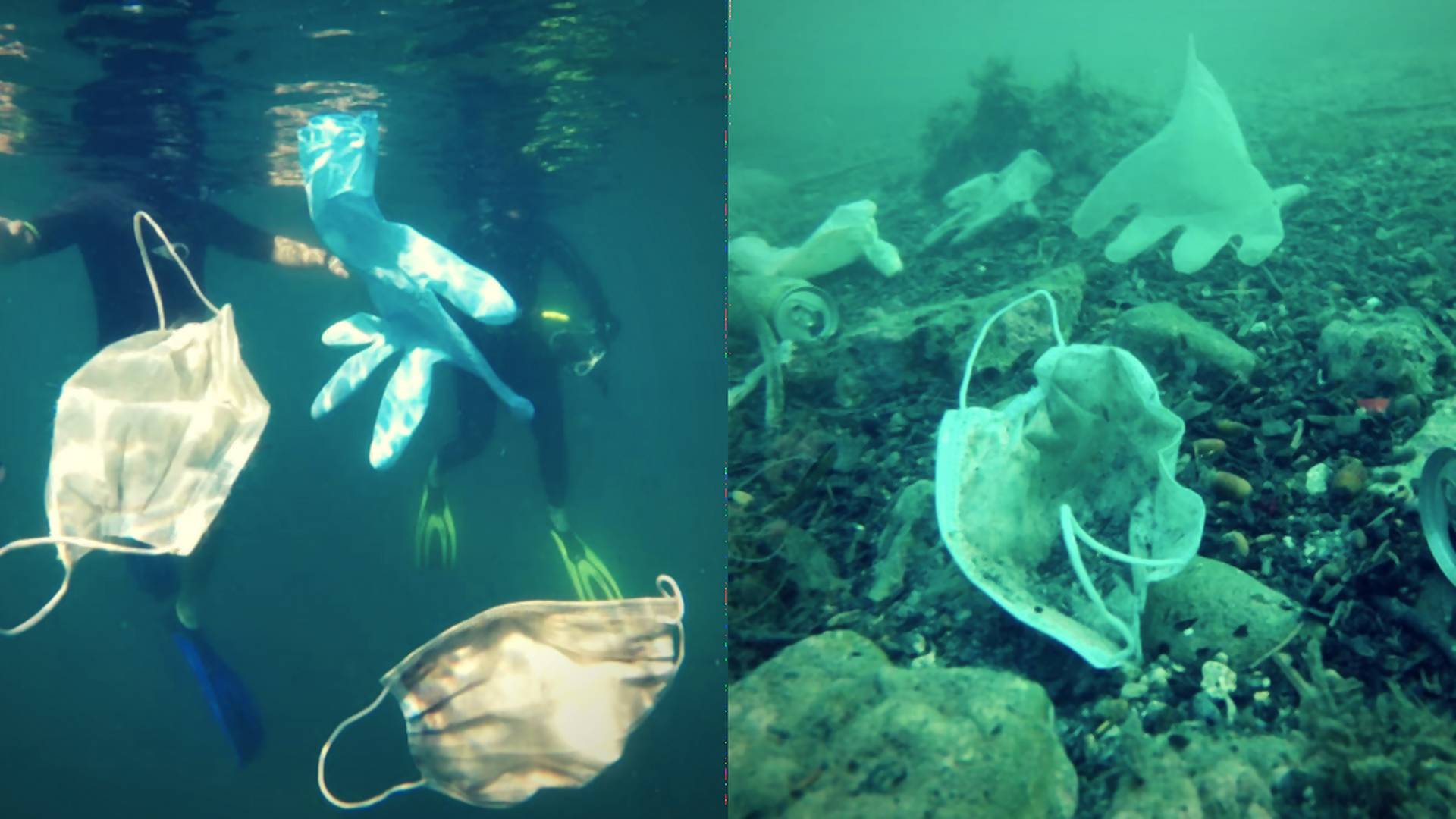 Ľudí čaká plávanie s rúškami a rukavicami: V moriach sa hromadí odpad súvisiaci s pandémiou