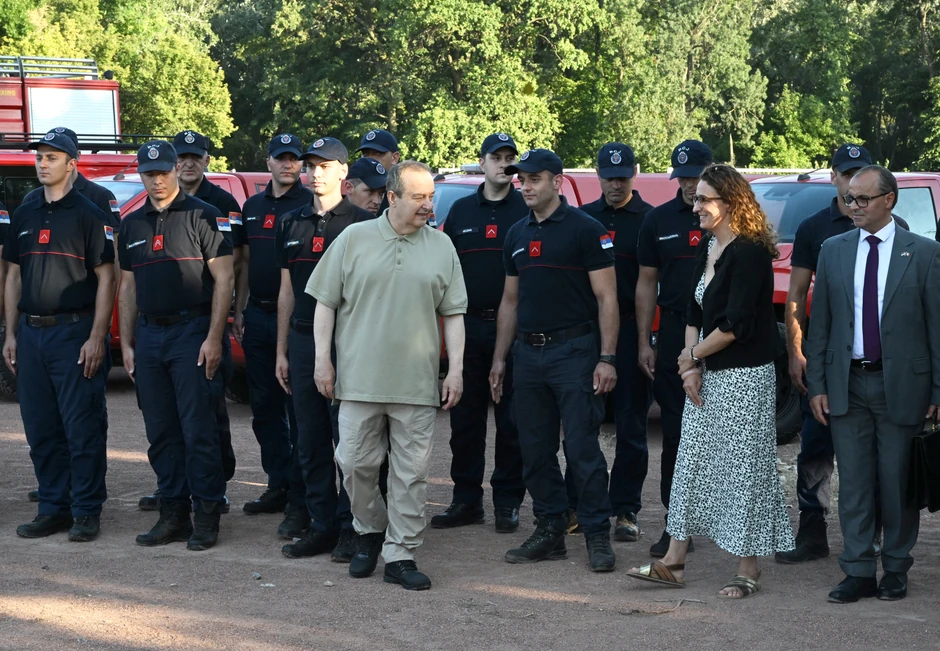 Vatrogasci povratak Ivica Dačić