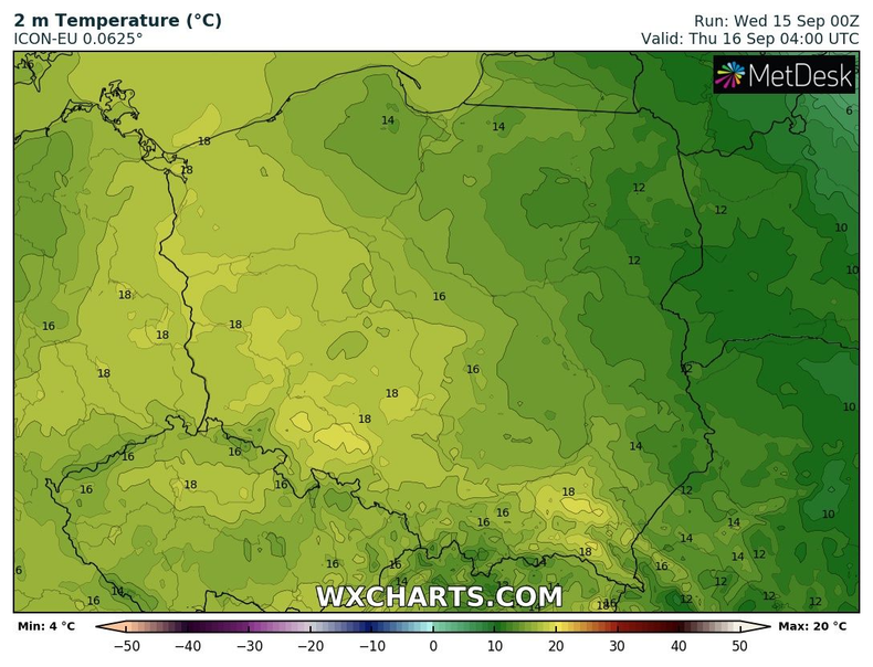 Temperatura nadal wysoka