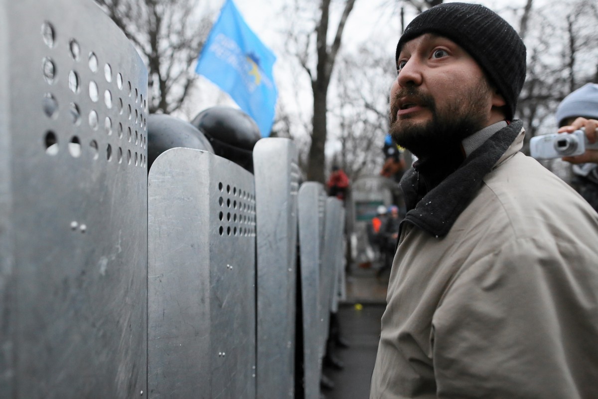Protest na Ukrainie