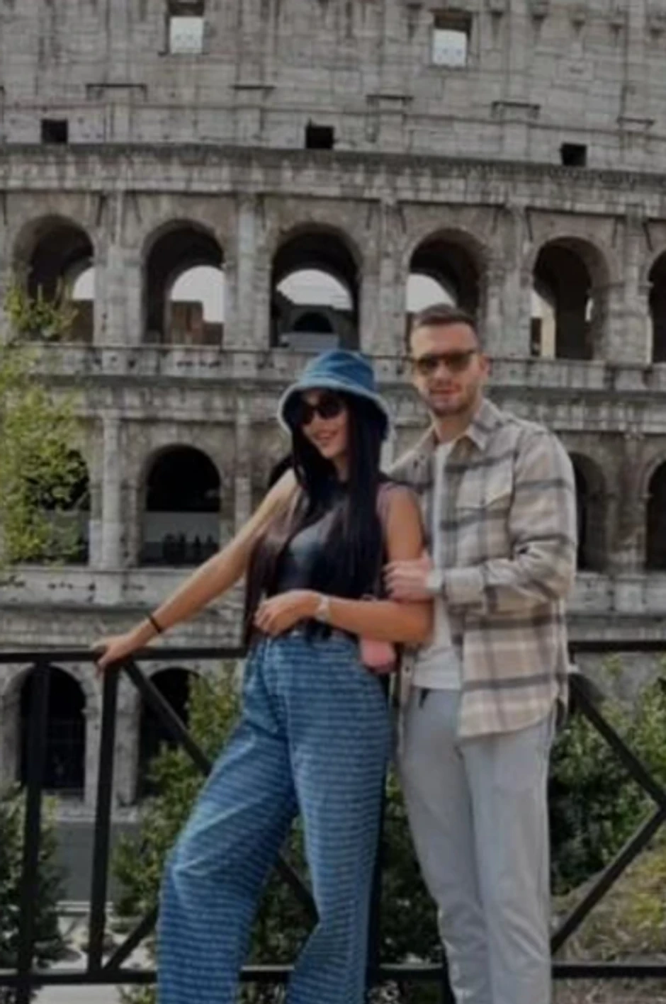 Luka Adžić sa ženom