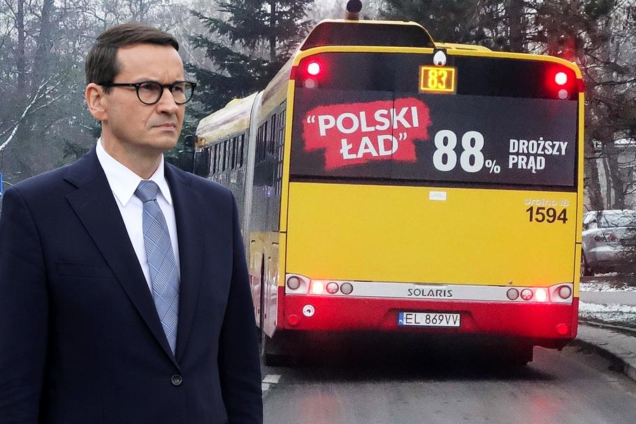 Autobusy w Łodzi vs Mateusz Morawiecki