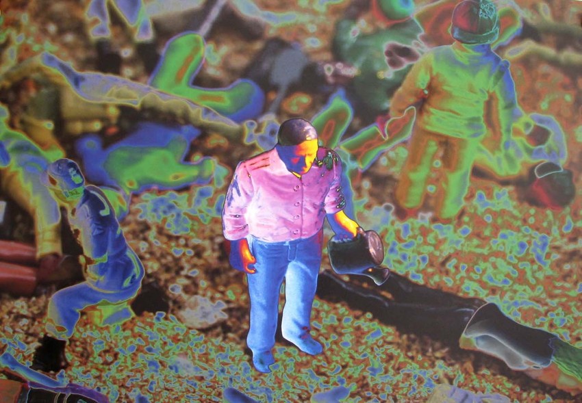 Alexandra Haeseker/Preživeli: baštovan, kombinovana tehnika